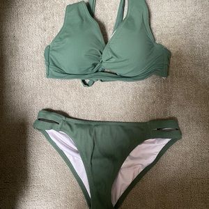 Army Green Target Bikini